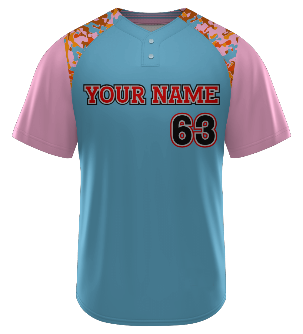 Custom Baseball Jersey Full Button White Black Team Uniform